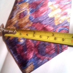 VINTAGE ESSEX ROW 3 Ties Paisley Abstract Geometrics Rust Navy Whites Golds…